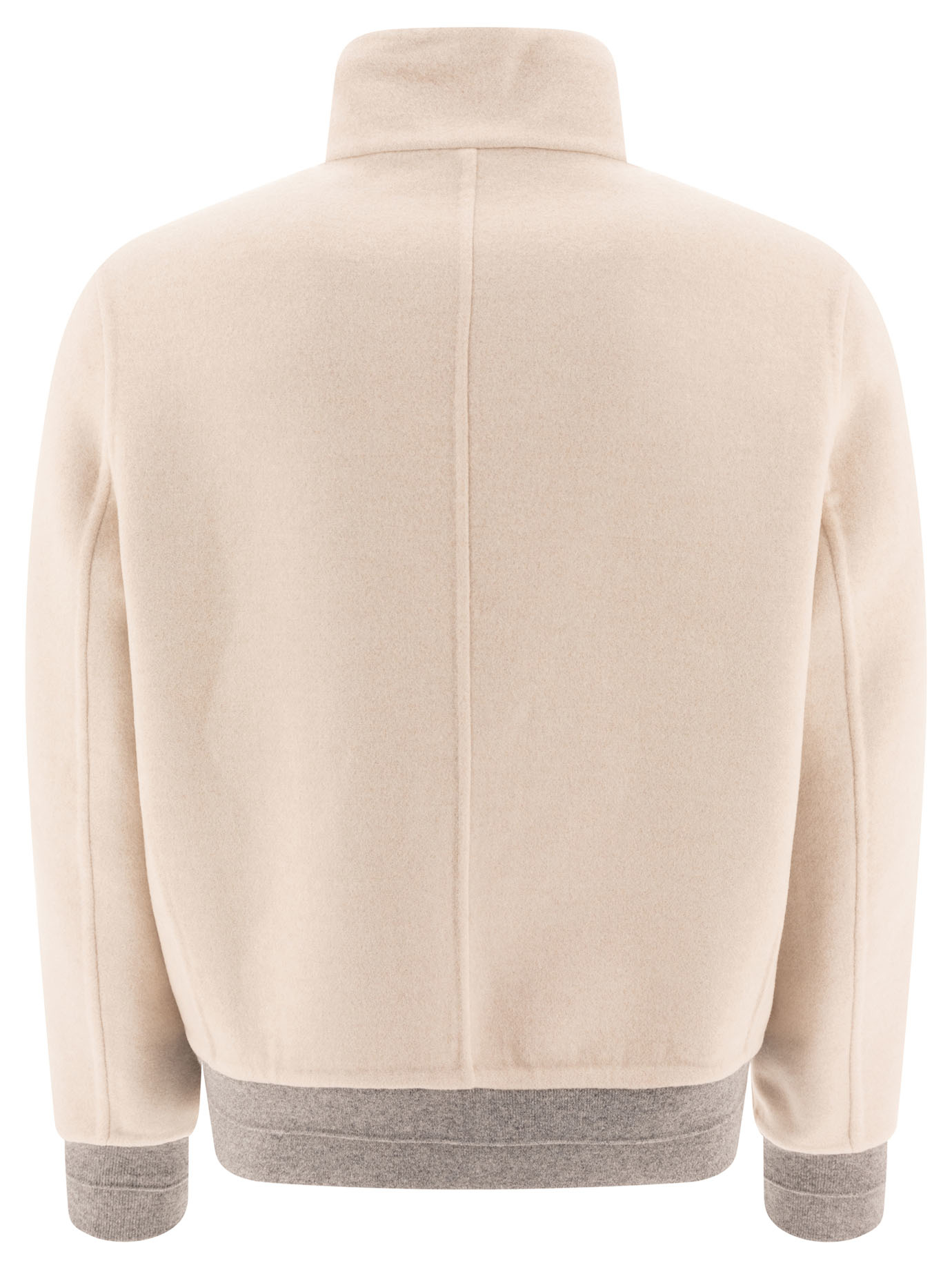 BRUNELLO CUCINELLI Beige Reversible cashmere jacket